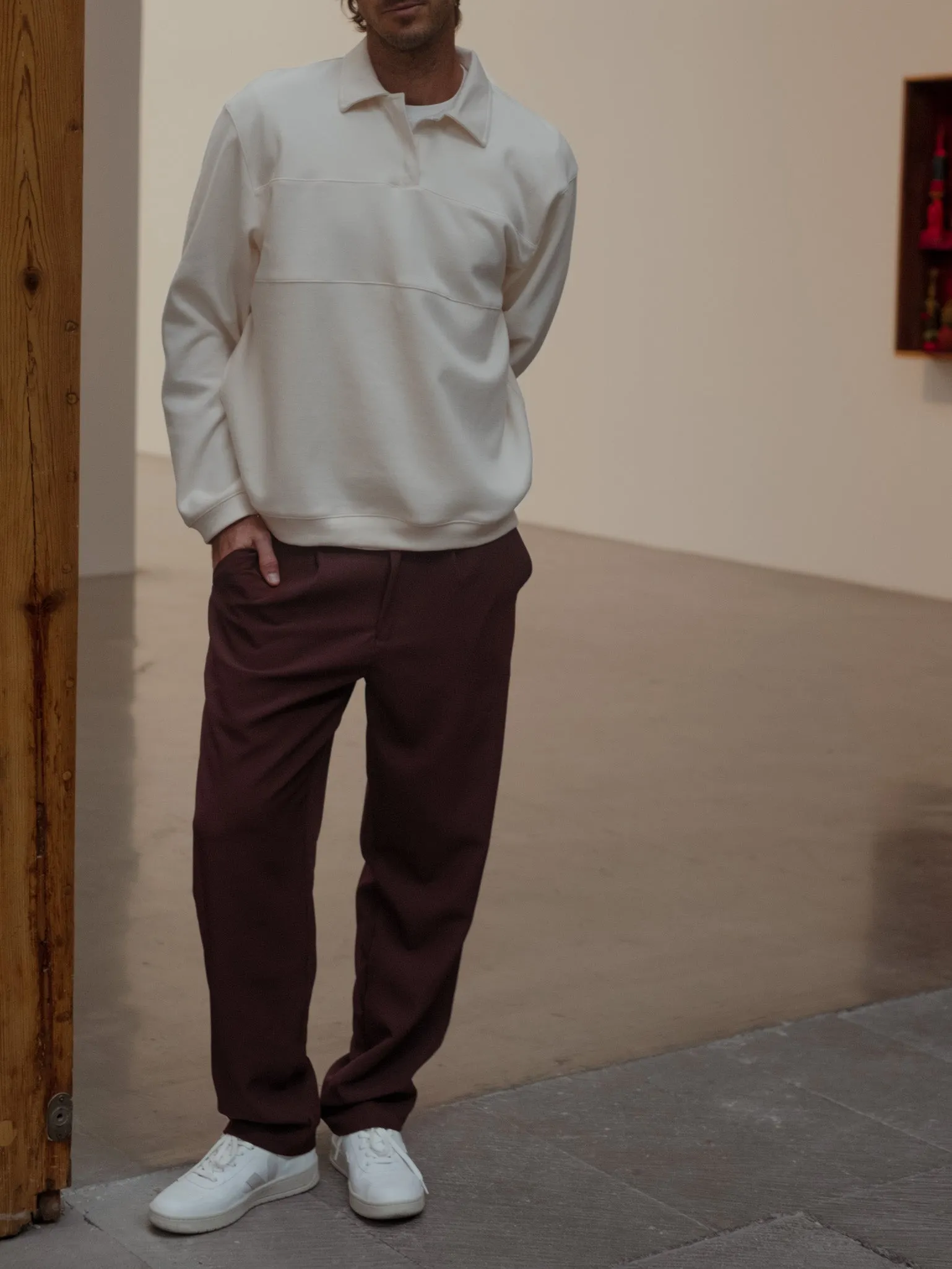 MEN SMART TROUSERS - WINE