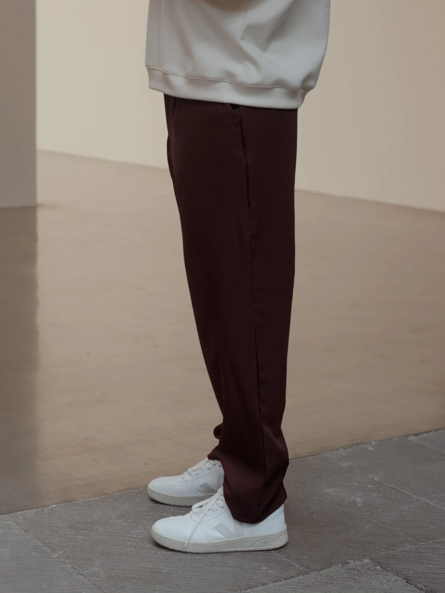 MEN SMART TROUSERS - WINE