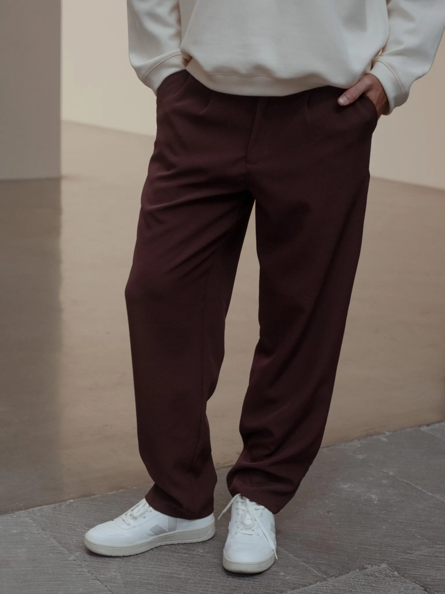 MEN SMART TROUSERS - WINE