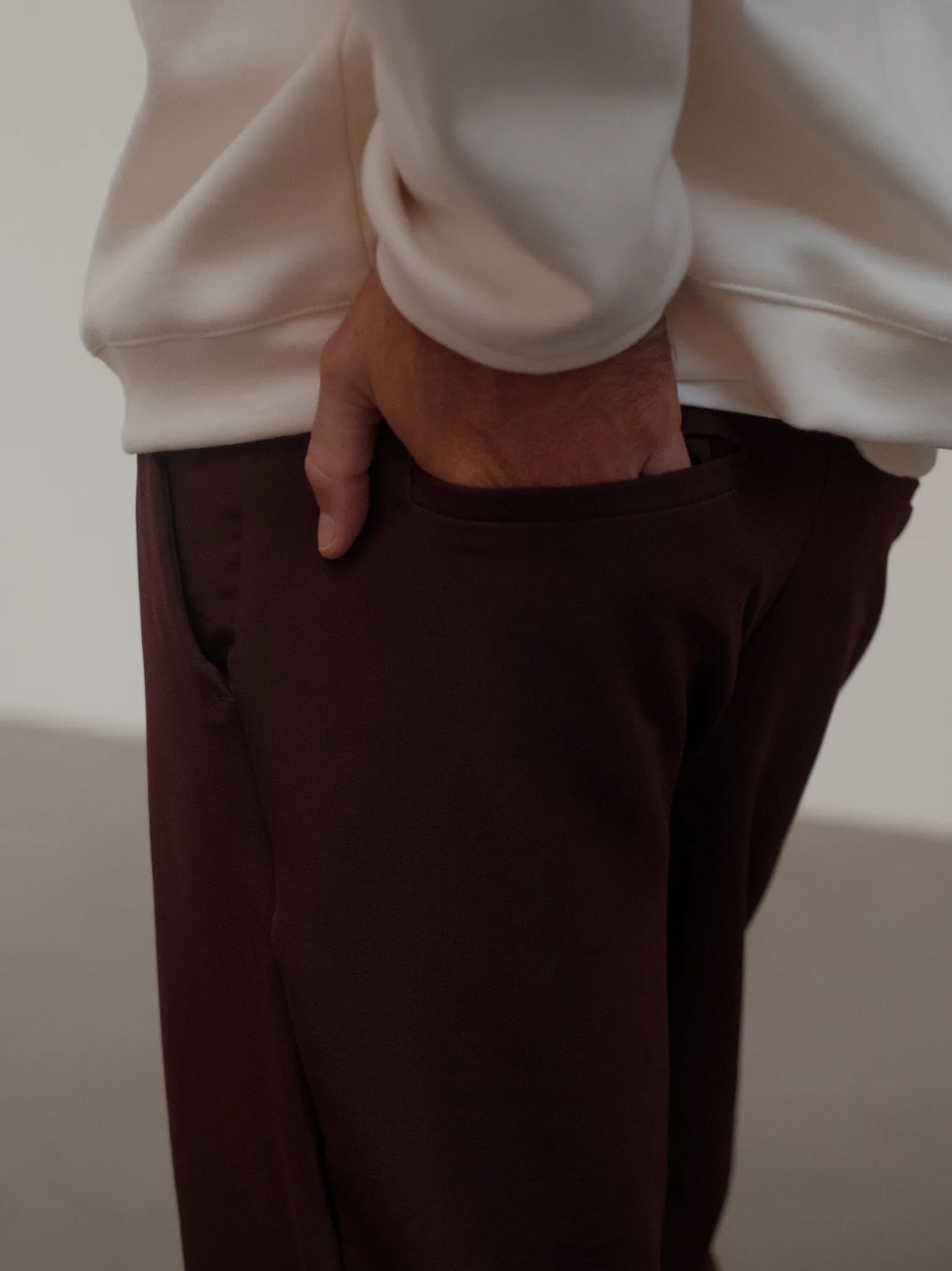 MEN SMART TROUSERS - WINE