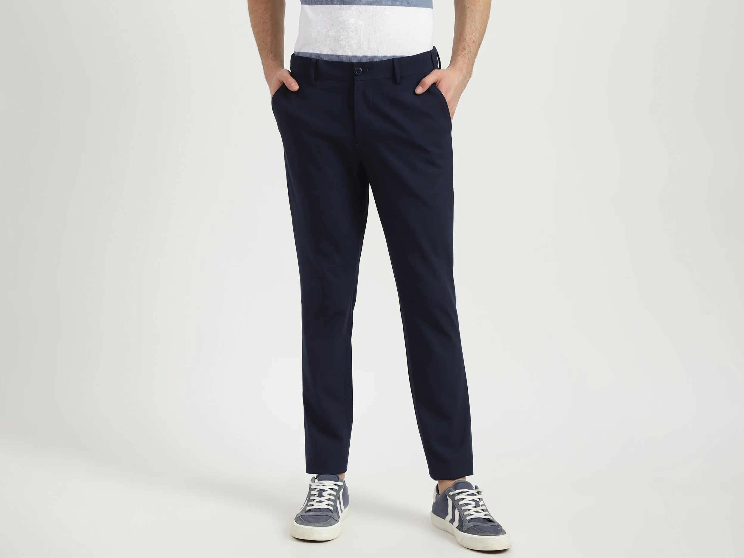 Mens Slim Fit Trousers