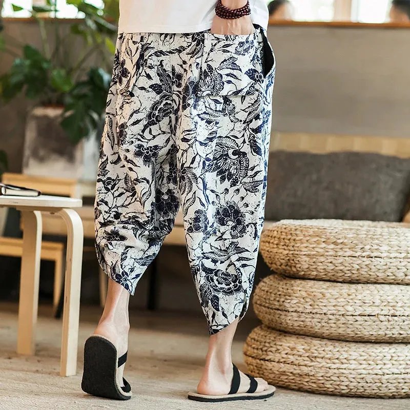 Men's Wide Leg Baggy Trousers