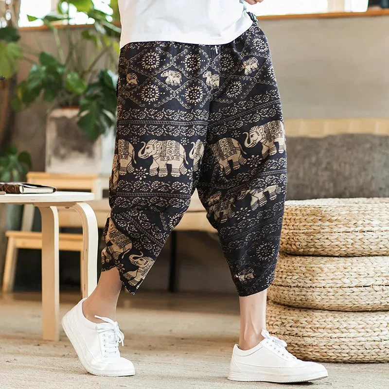 Men's Wide Leg Baggy Trousers