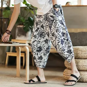Men's Wide Leg Baggy Trousers