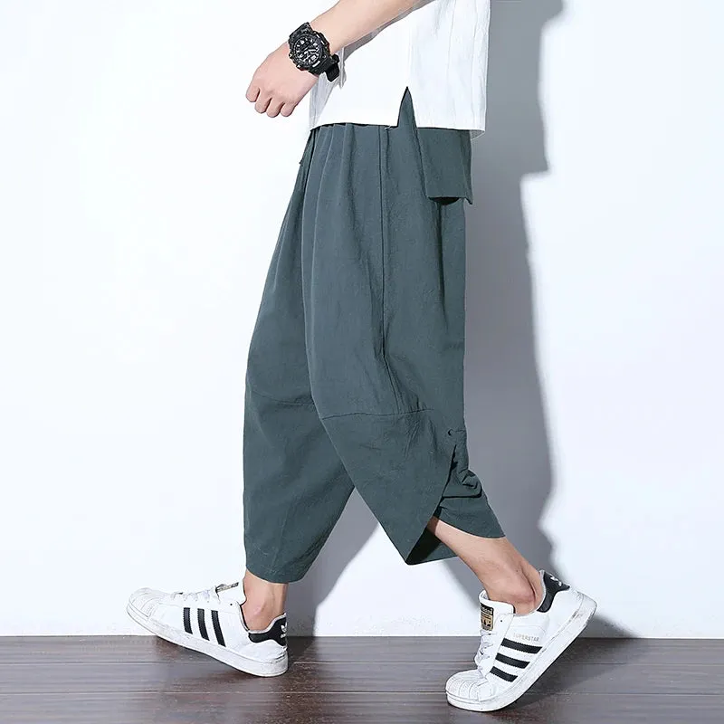 Men's Wide Leg Baggy Trousers