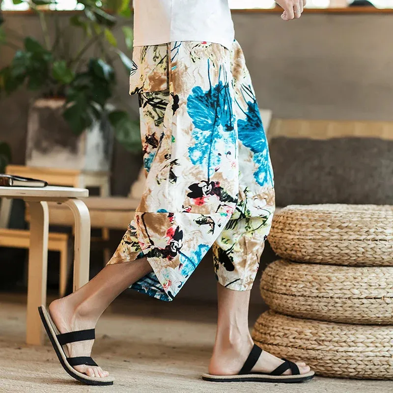 Men's Wide Leg Baggy Trousers