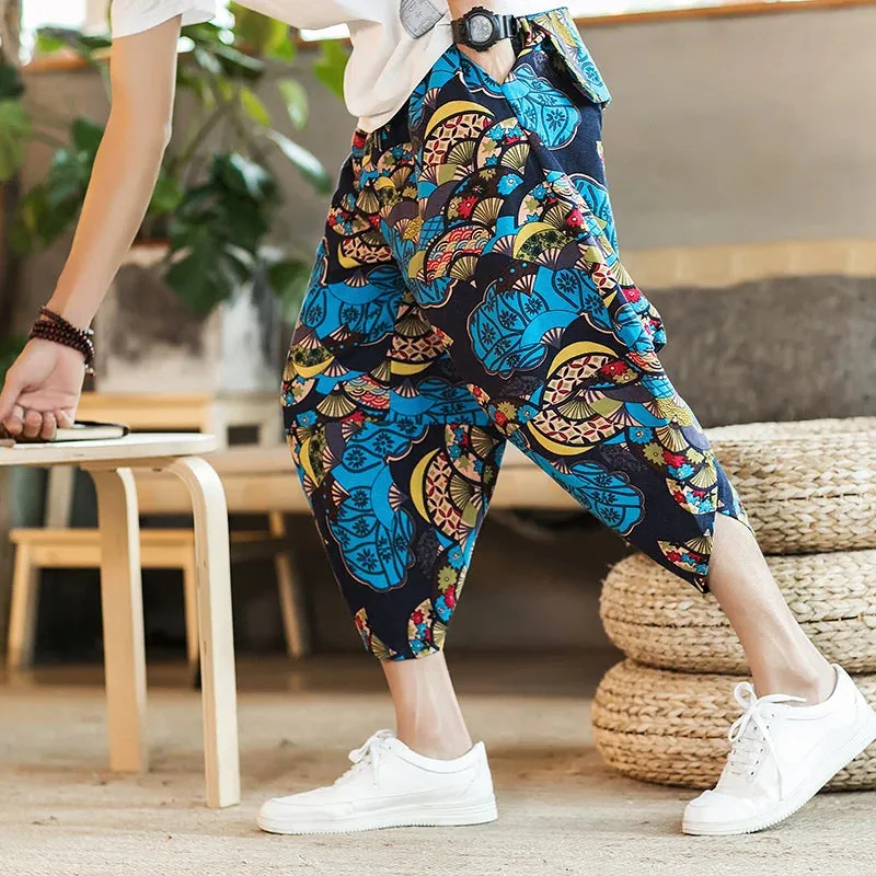 Men's Wide Leg Baggy Trousers