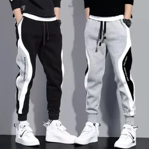 Men's Wide Loose Patchwork Pants