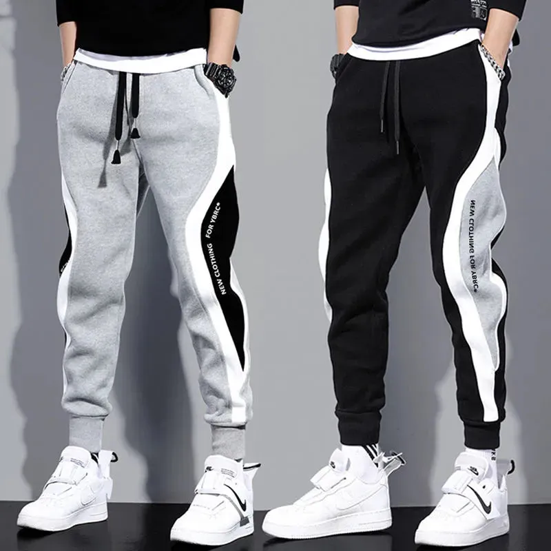 Men's Wide Loose Patchwork Pants