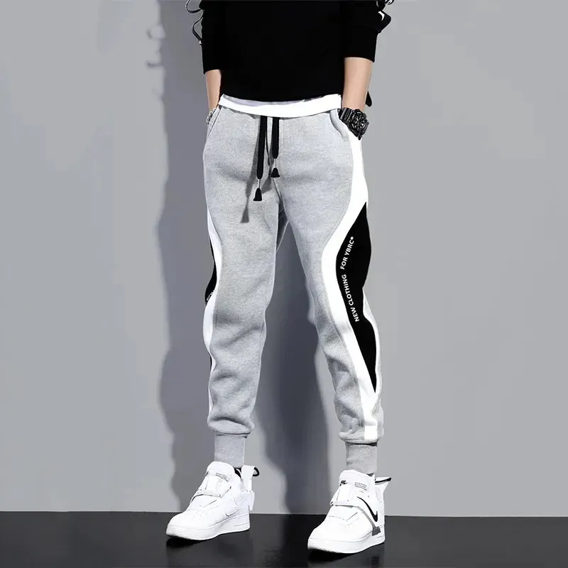 Men's Wide Loose Patchwork Pants