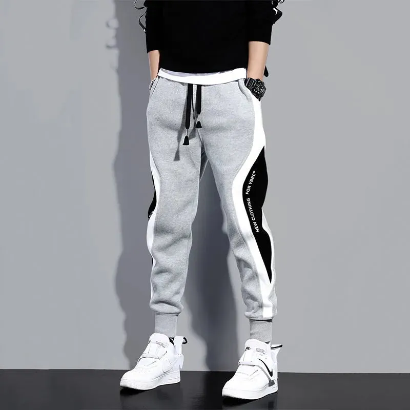 Men's Wide Loose Patchwork Pants