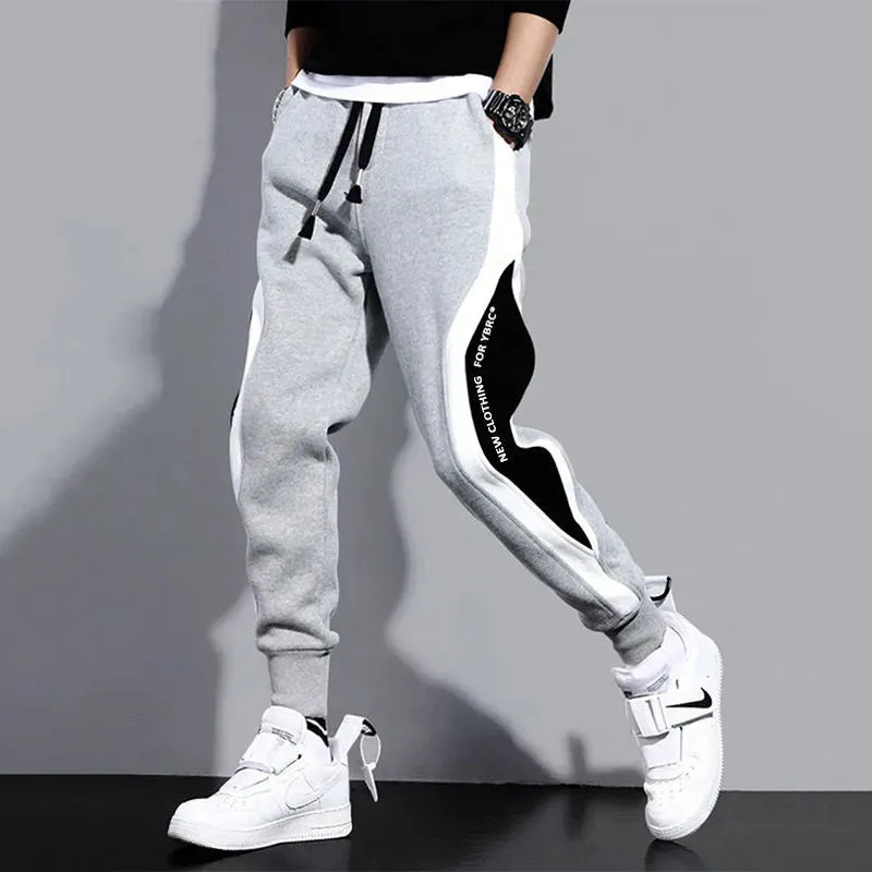 Men's Wide Loose Patchwork Pants