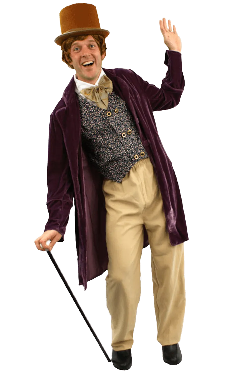 Mens Willy Wonka Movie Costume