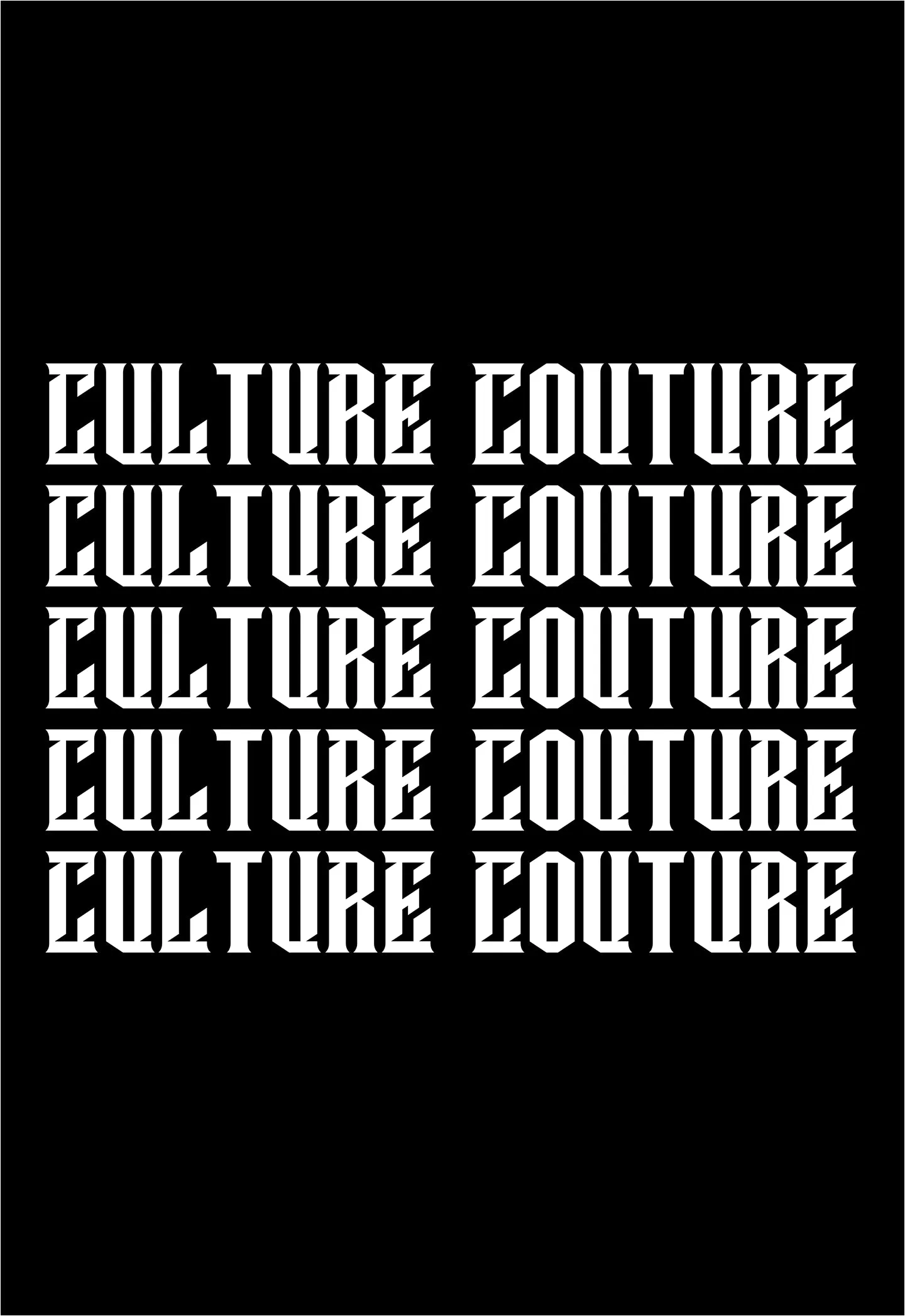 Mirror Logo Hoodie/Black
