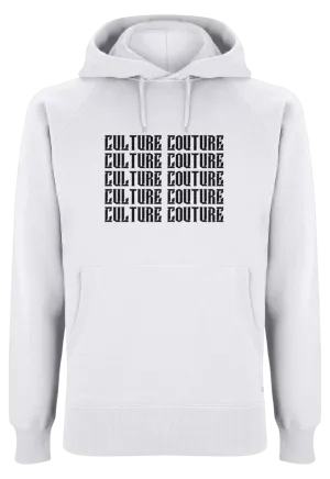 Mirror Logo Hoodie/White