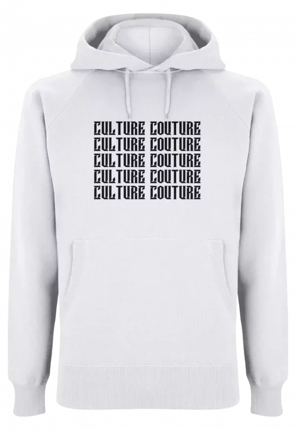 Mirror Logo Hoodie/White