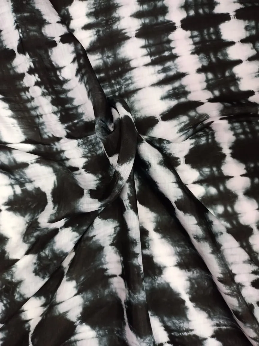 Modal Soft Muslin Tie dye Fabric