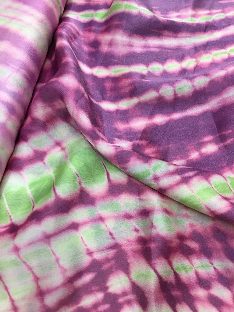 Modal Soft Muslin Tie dye Fabric