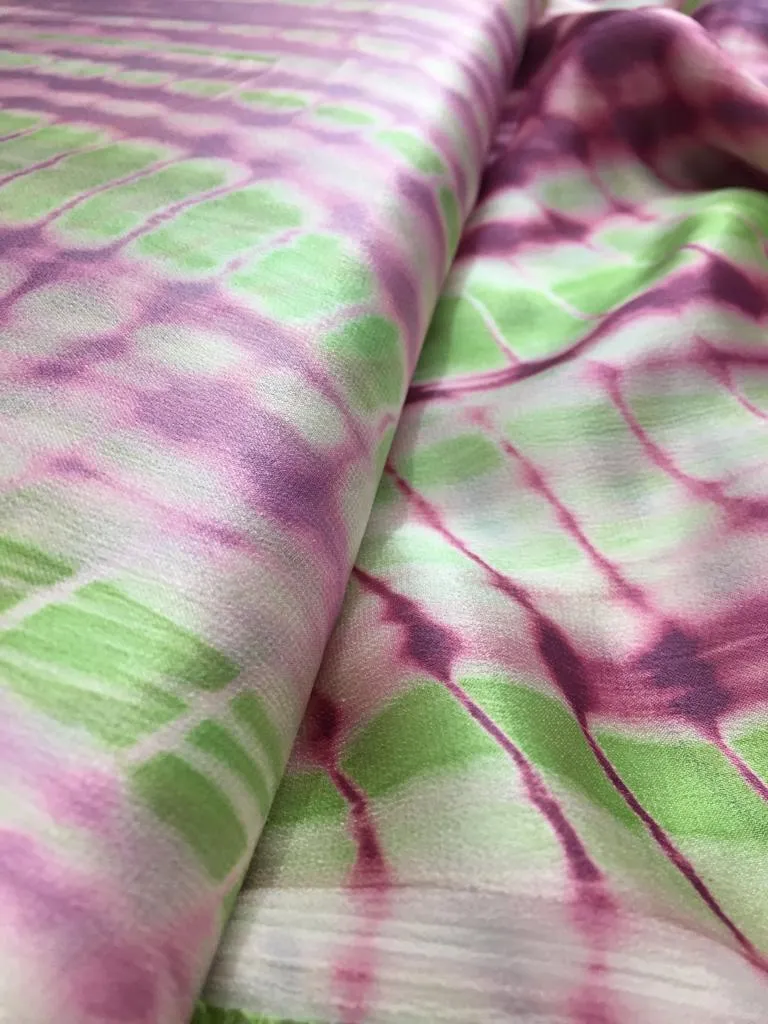 Modal Soft Muslin Tie dye Fabric