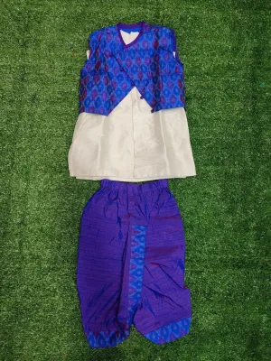 Modi jacket kurta dhoti,Indian boys Kidswear,kurta paijama,new born baby boy indian kurta ,indian baby boy gifts, boys ikkat kurta Patola