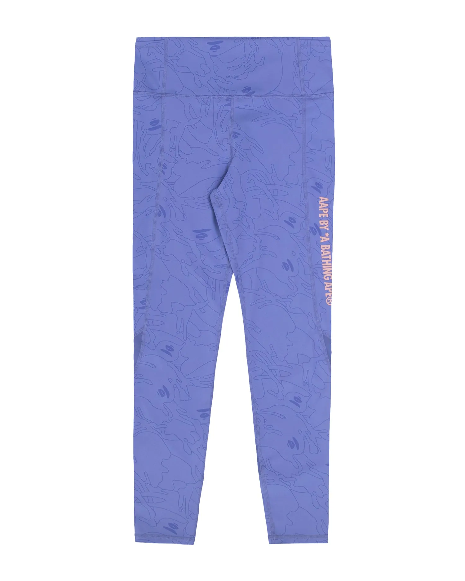 Moonface patterned leggings