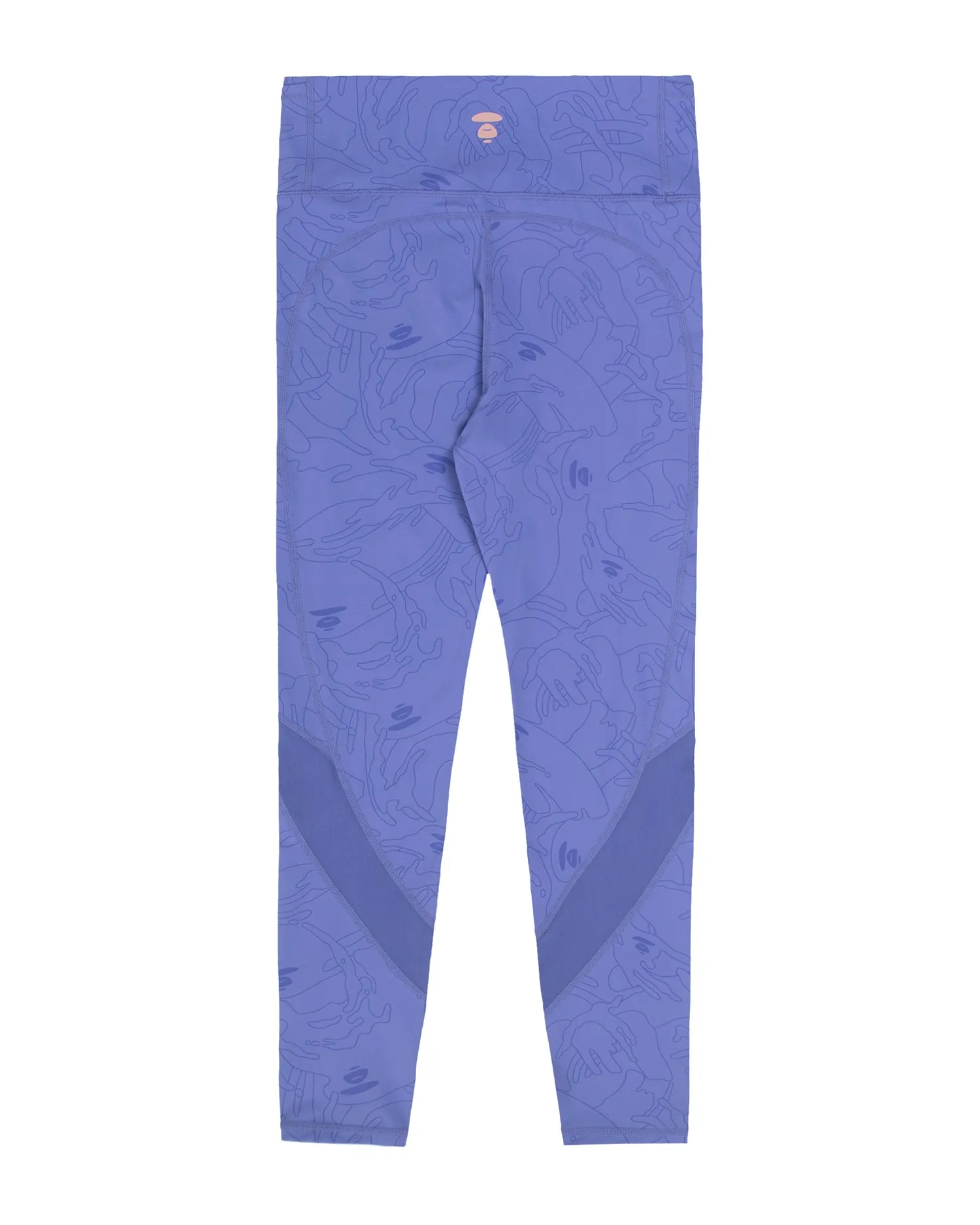 Moonface patterned leggings