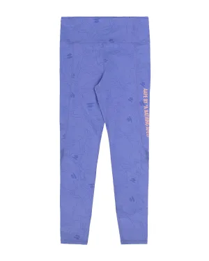 Moonface patterned leggings