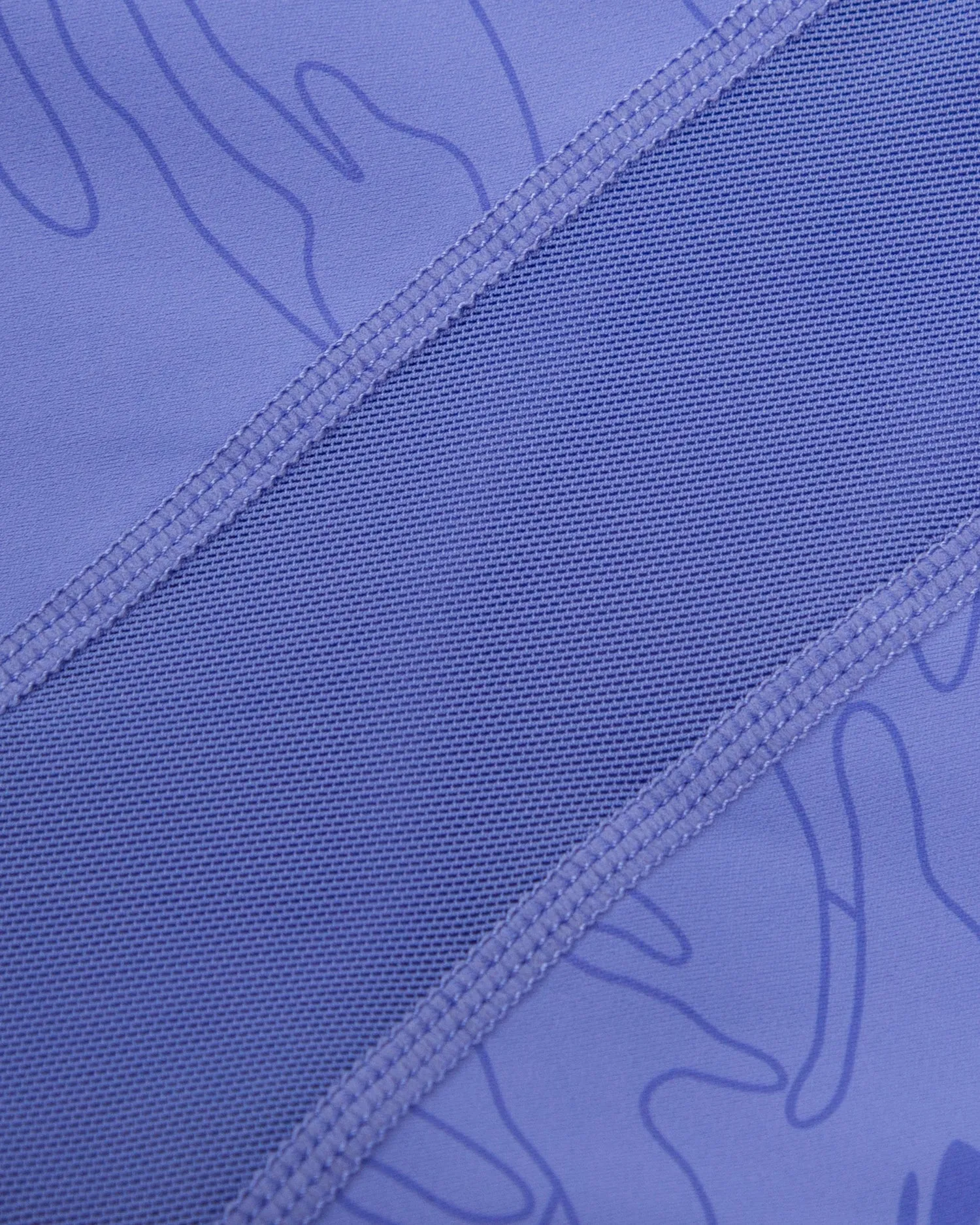 Moonface patterned leggings