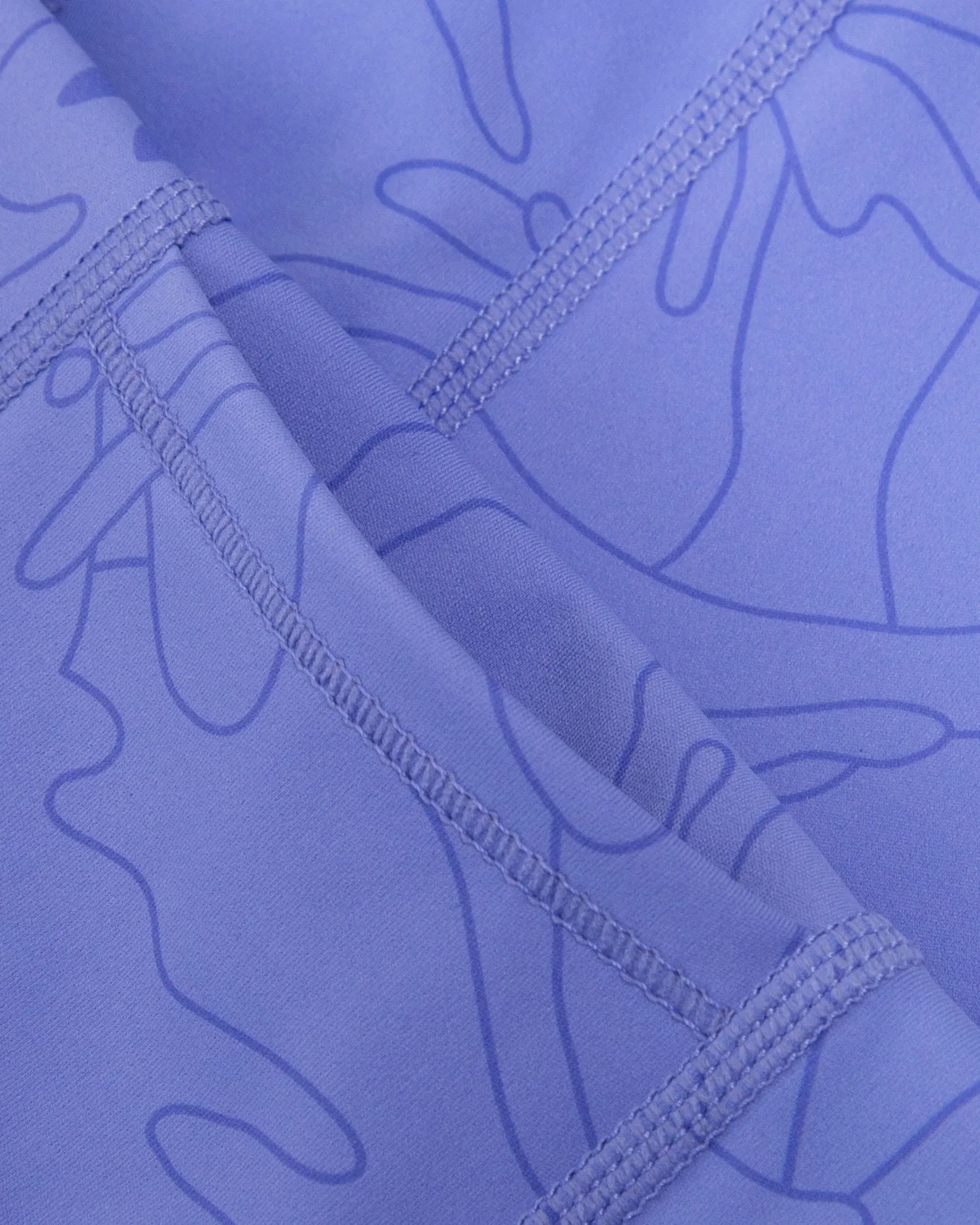 Moonface patterned leggings