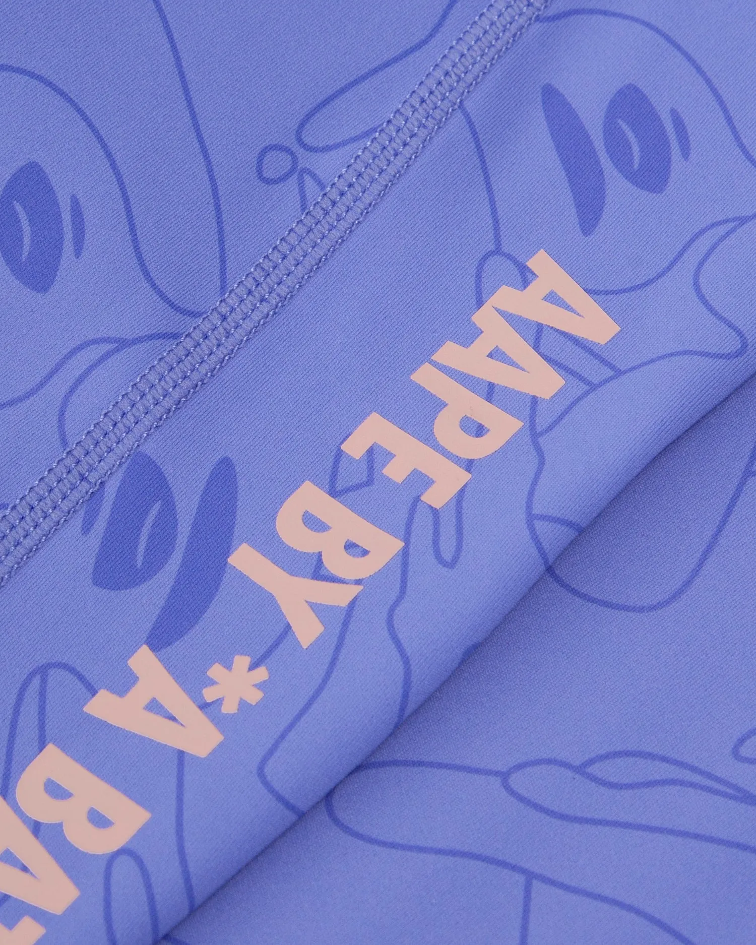 Moonface patterned leggings
