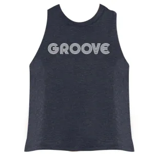 MOSSA Group Groove Women's GROOVE Bella   Canvas Racerback Cropped Tank