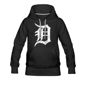 Motor City Detroit Letter D Women's Premium Hoodie