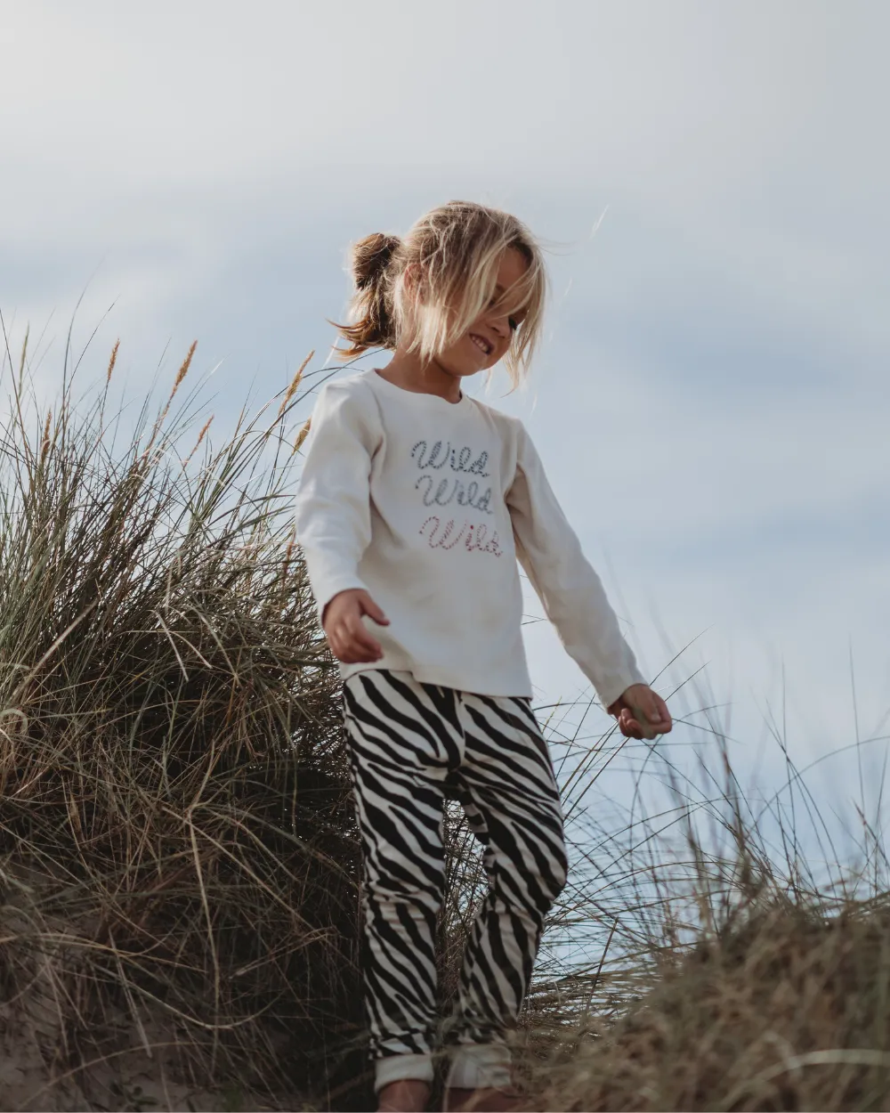 Multicolour Zebra Streak Print Leggings