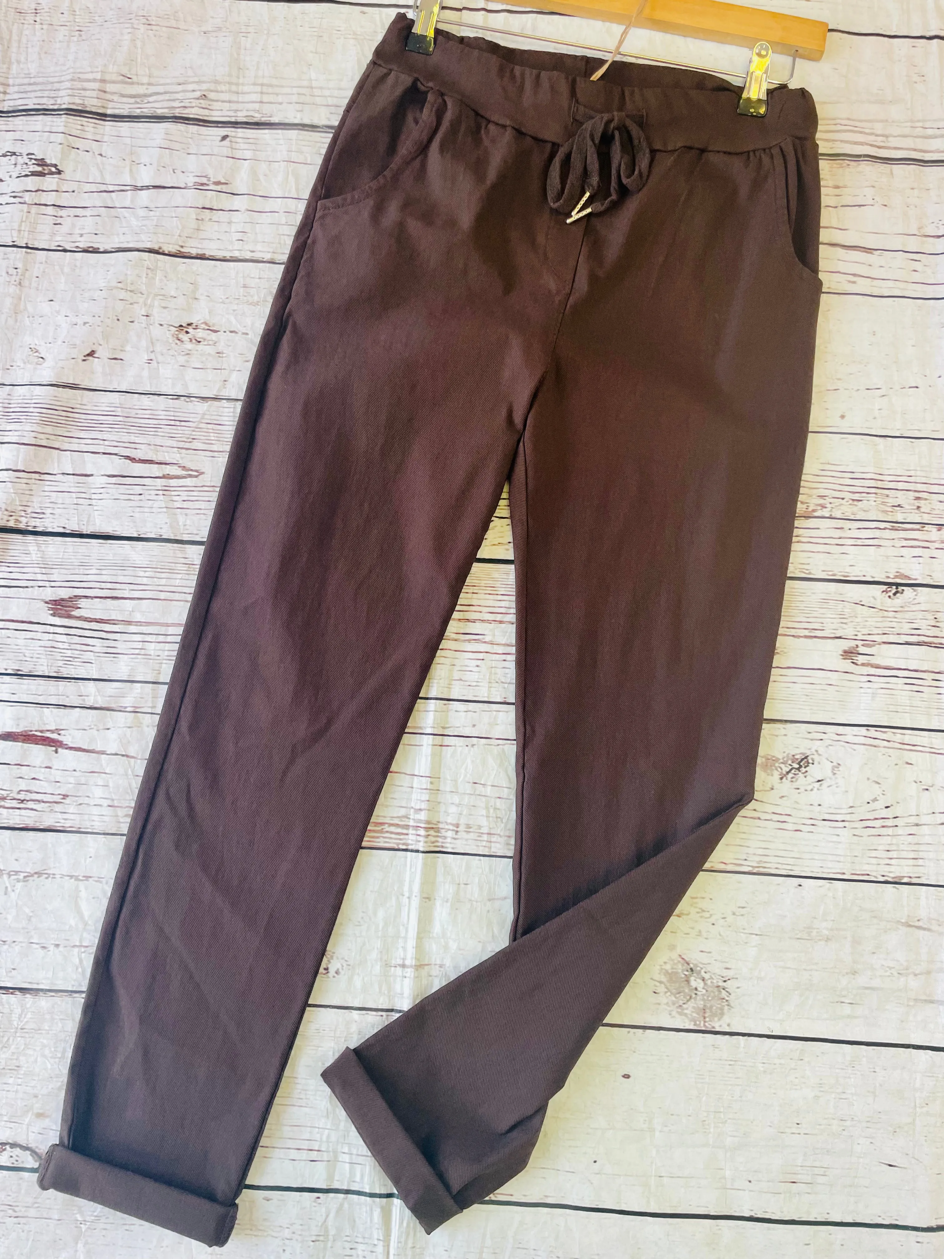 NOELLE stretch plain magic trousers - lots of colours