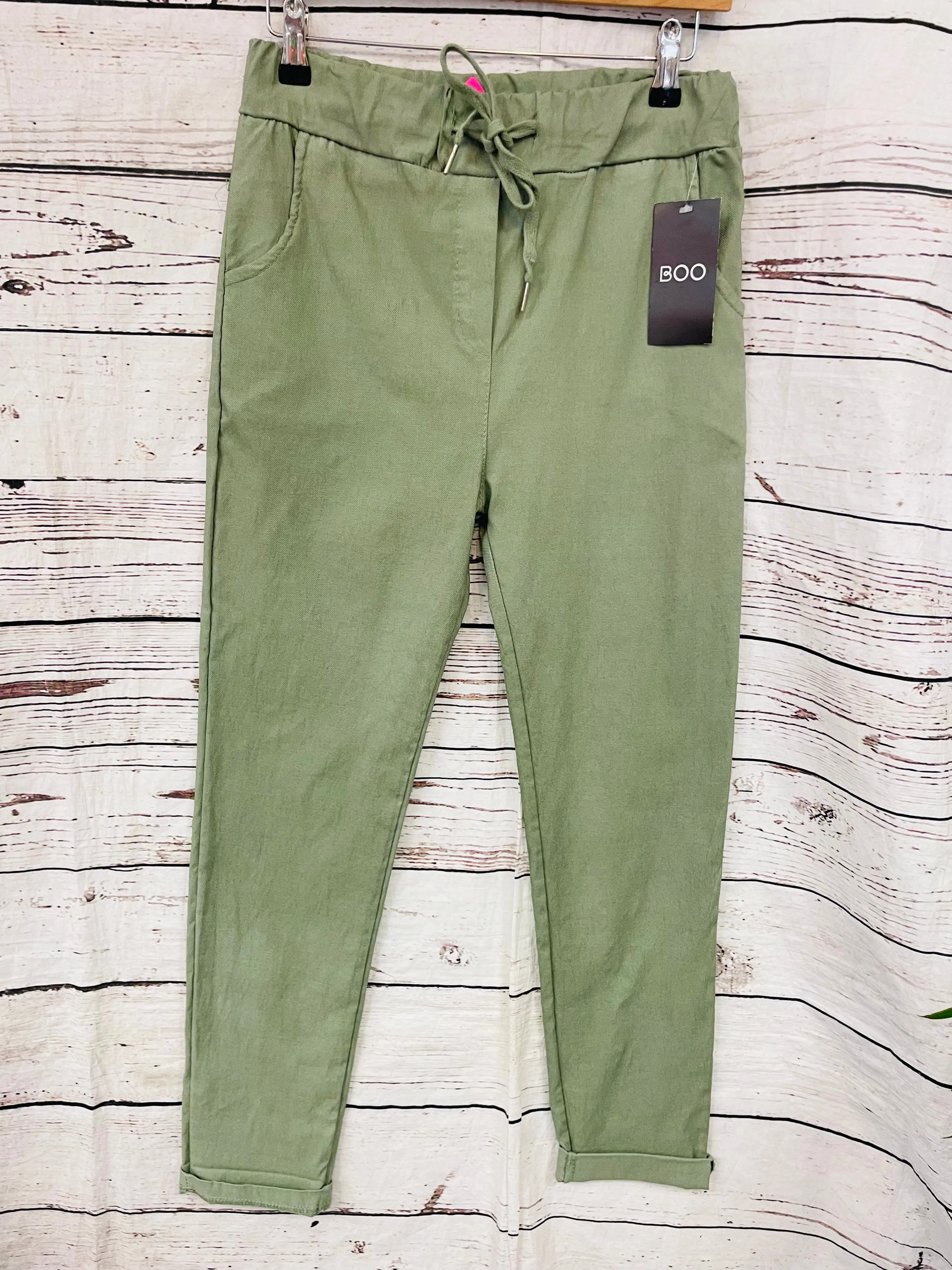 NOELLE stretch plain magic trousers - lots of colours