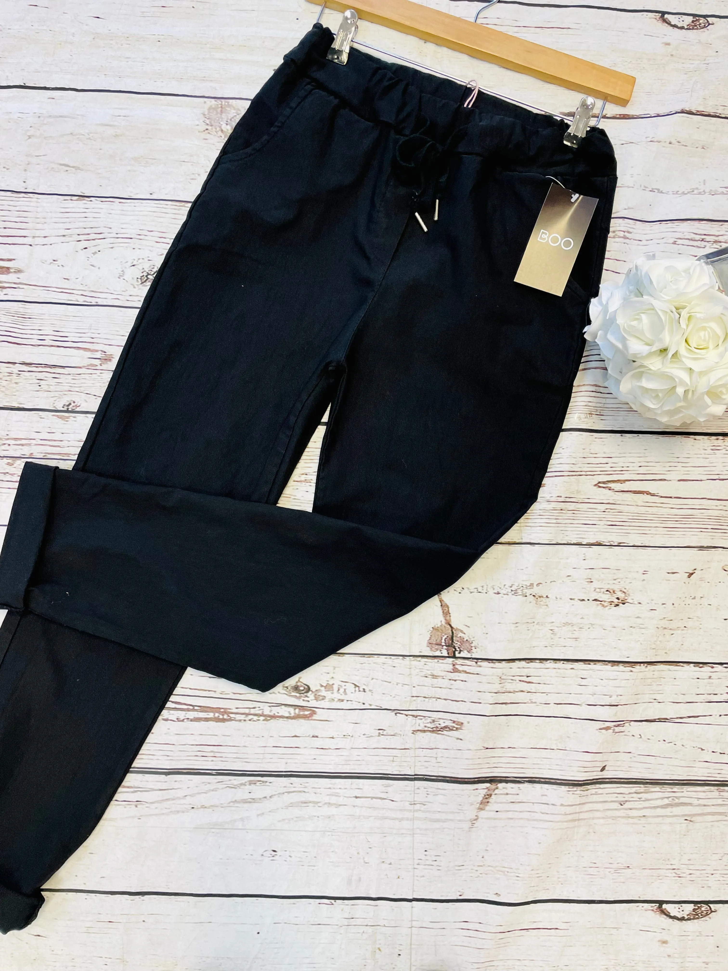 NOELLE stretch plain magic trousers - lots of colours