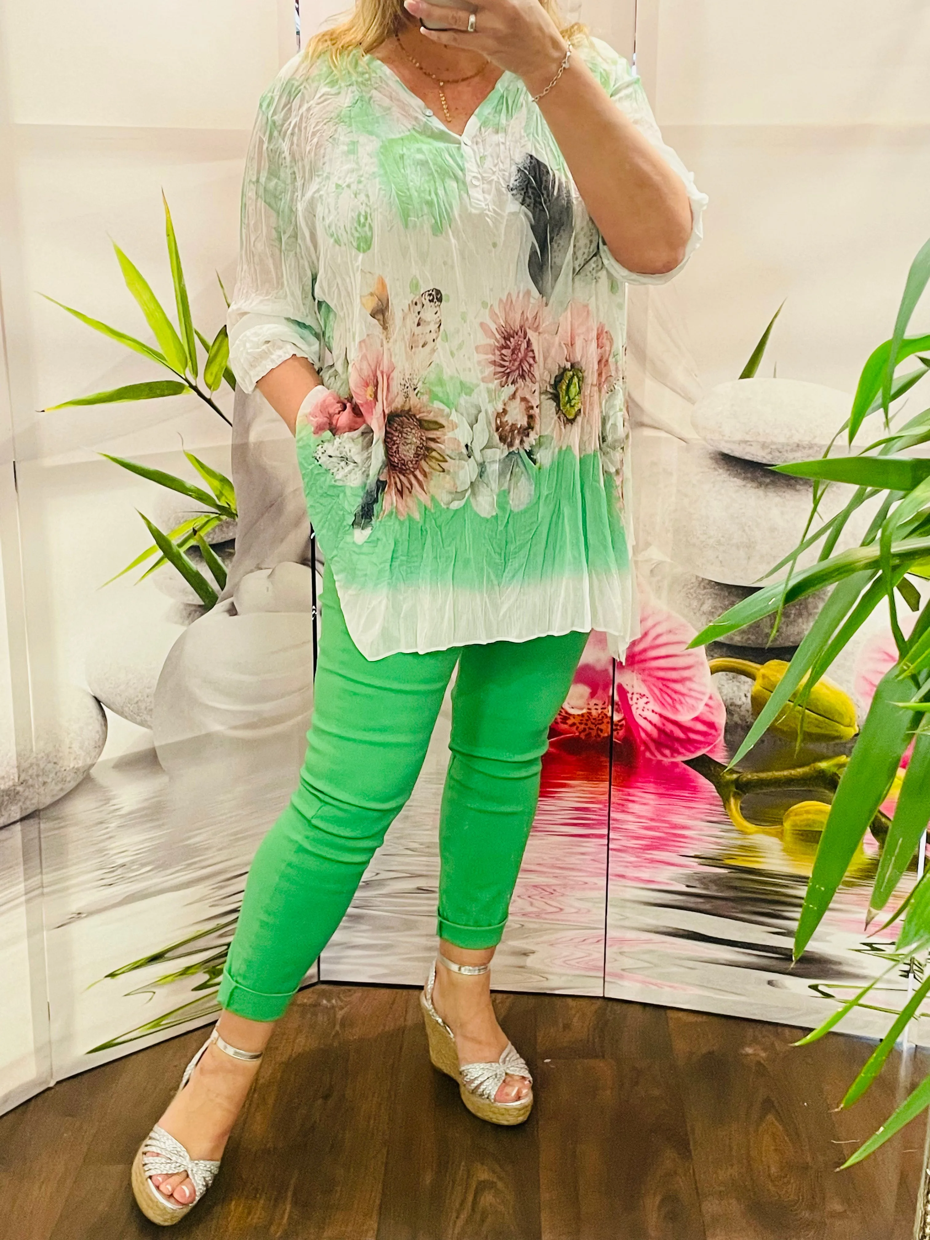 NOELLE stretch plain magic trousers - lots of colours