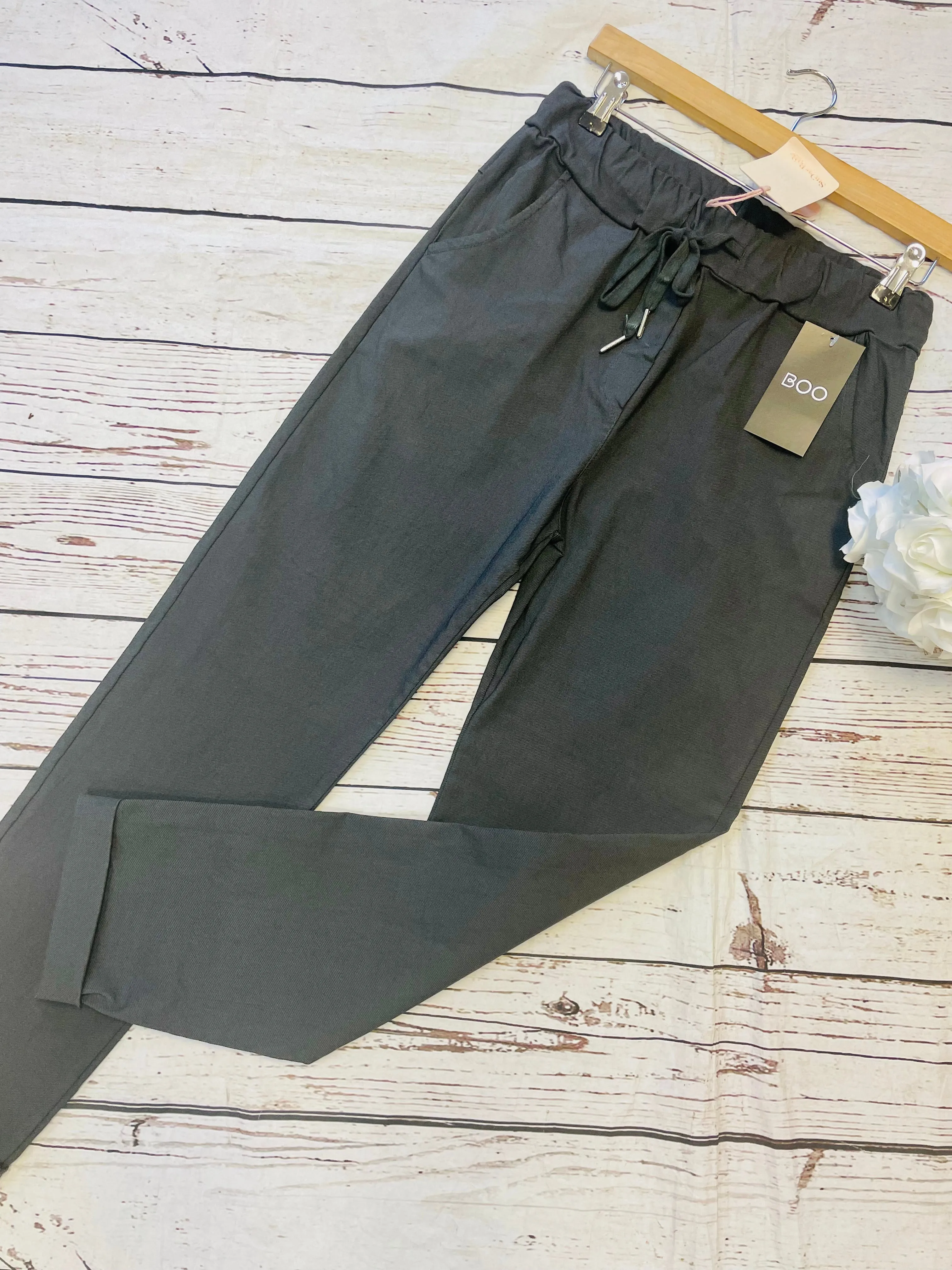 NOELLE stretch plain magic trousers - lots of colours