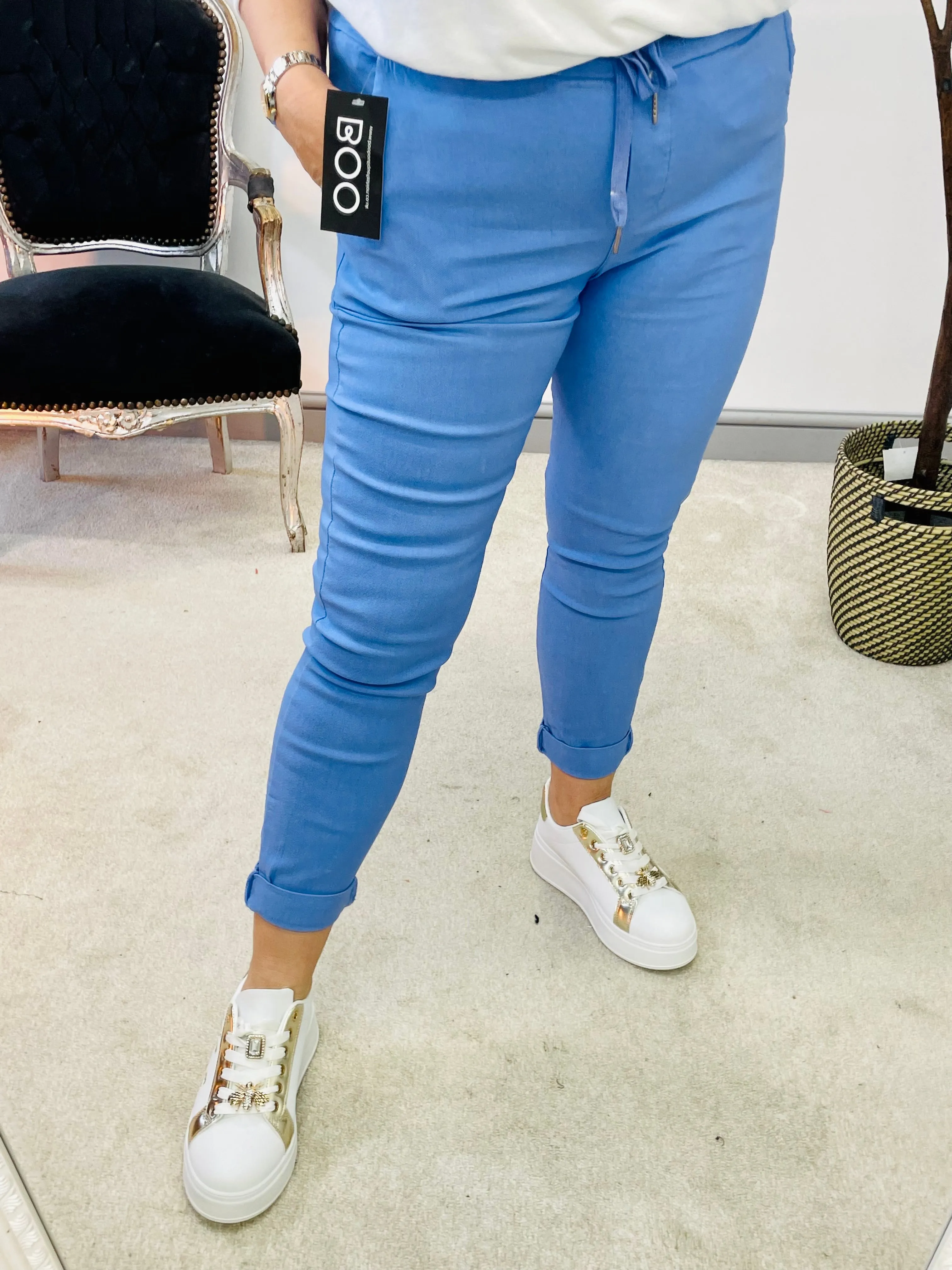 NOELLE stretch plain magic trousers - lots of colours