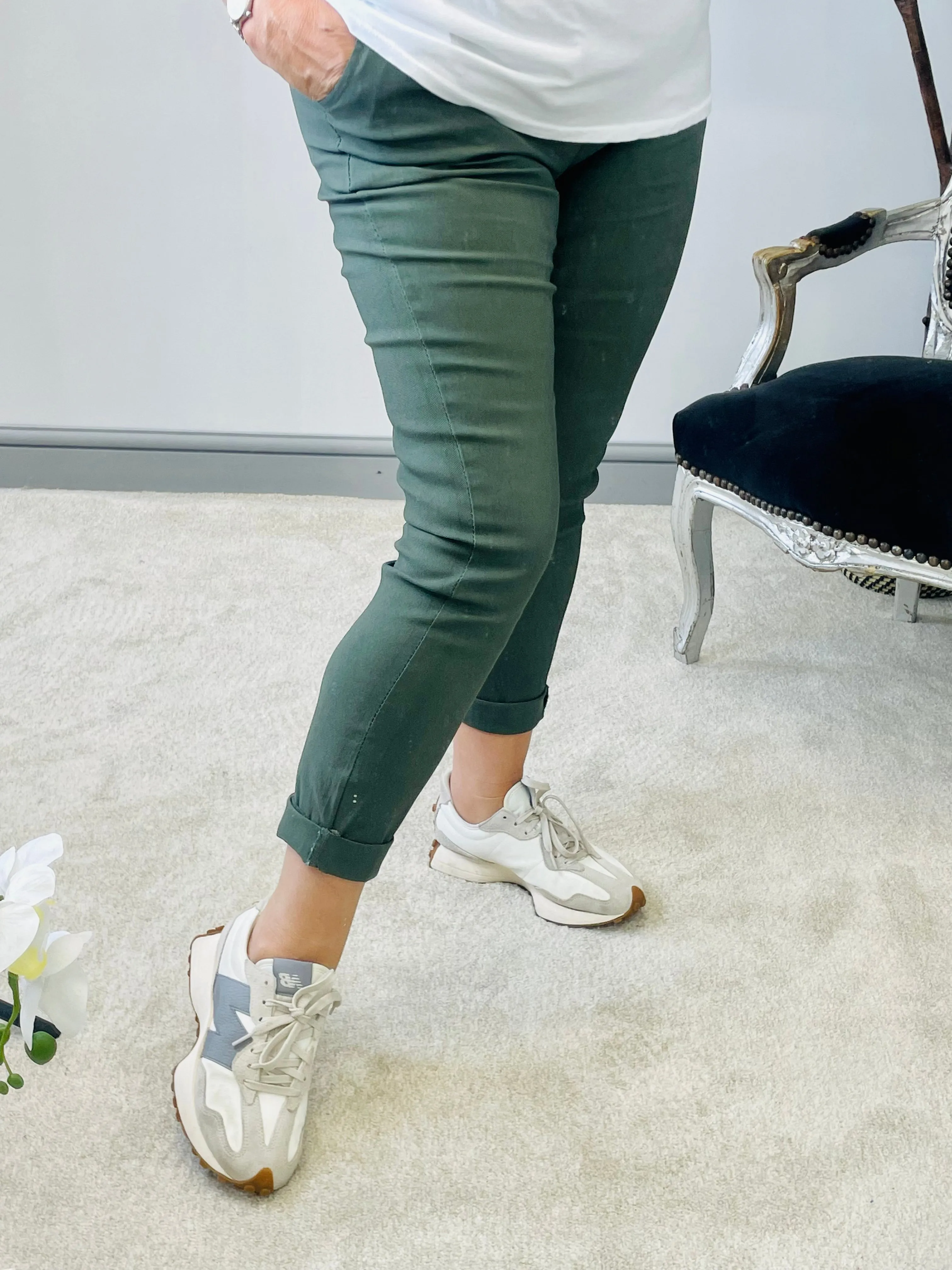NOELLE stretch plain magic trousers - lots of colours