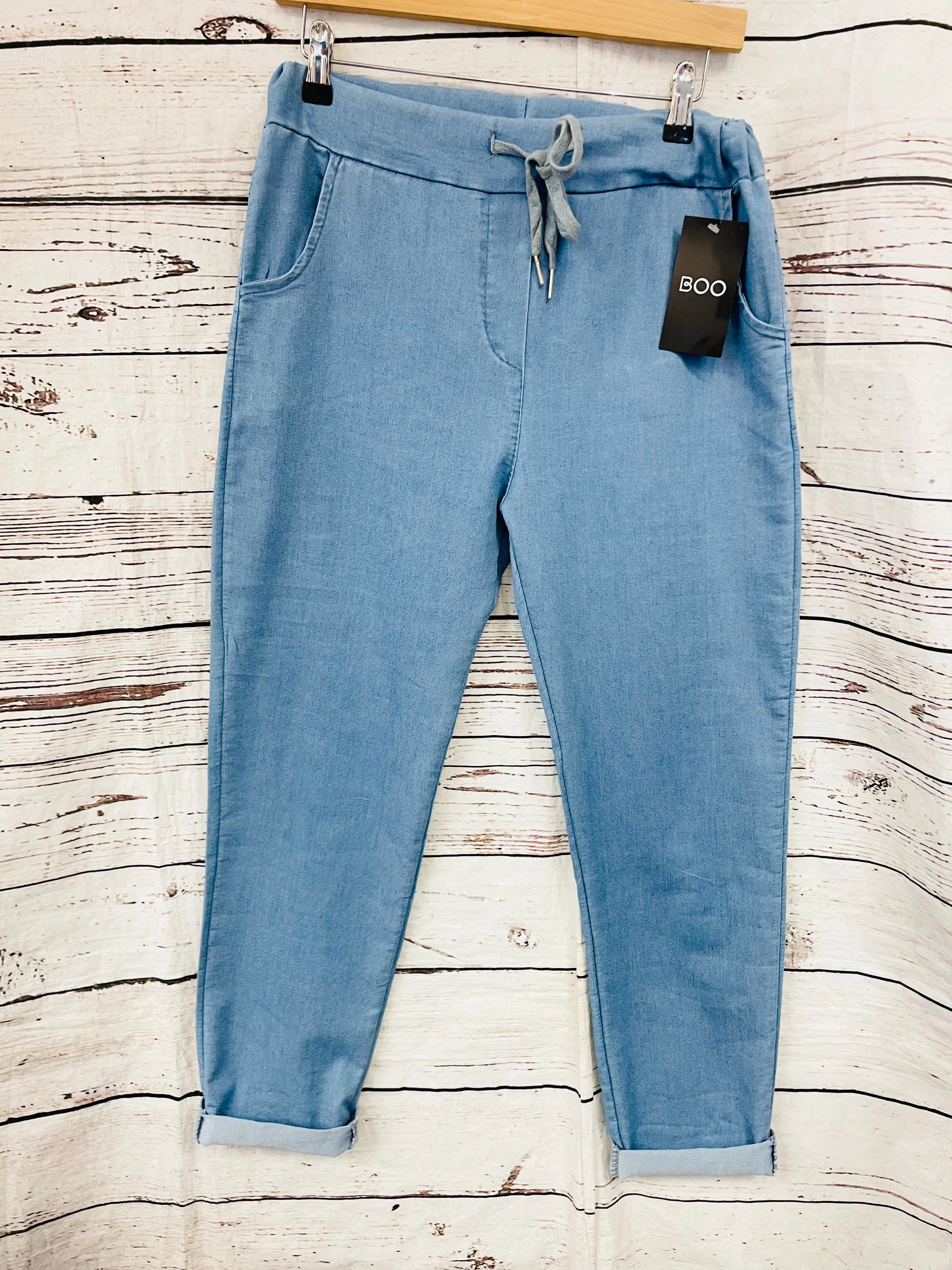 NOELLE stretch plain magic trousers - lots of colours