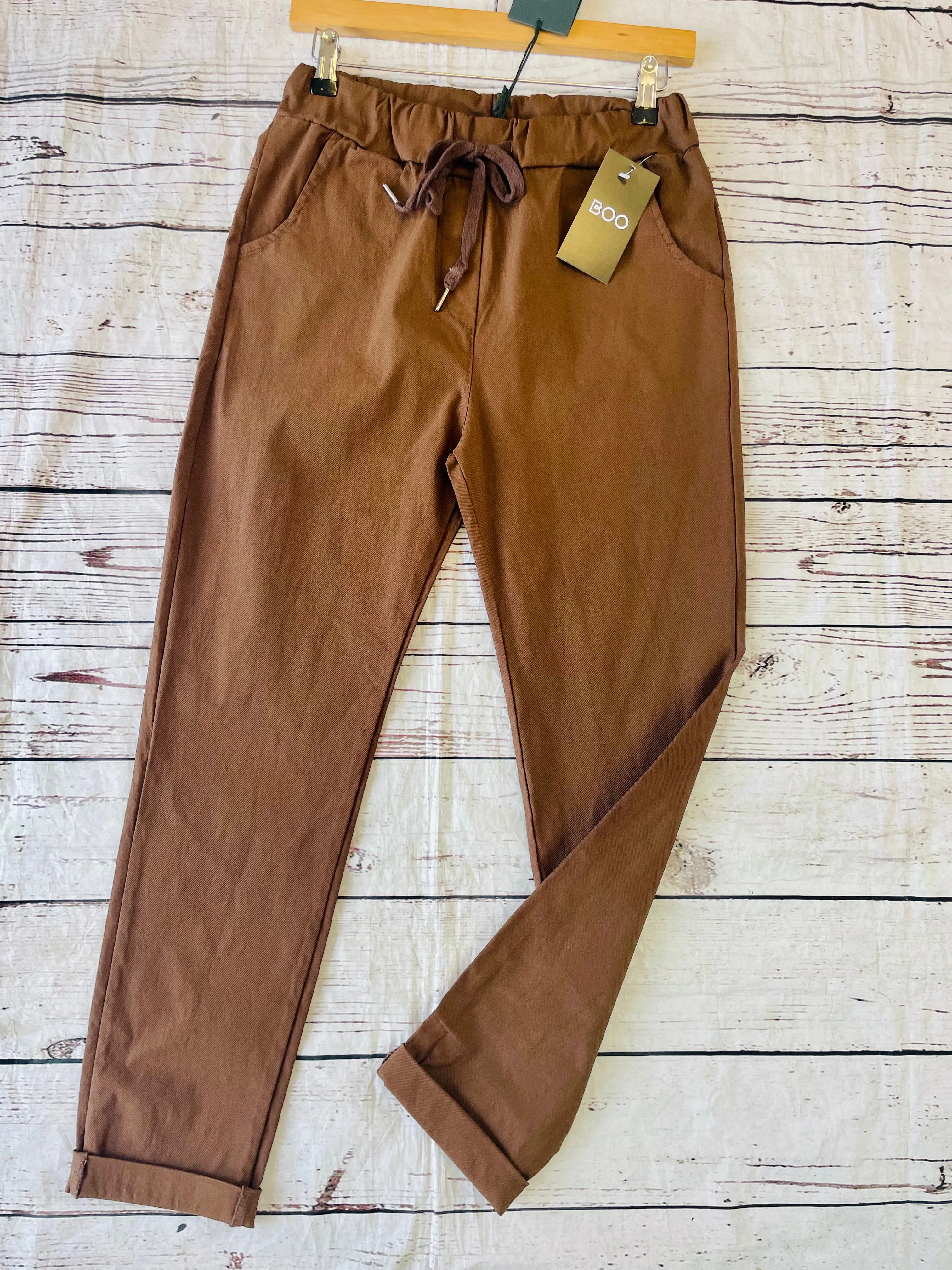 NOELLE stretch plain magic trousers - lots of colours