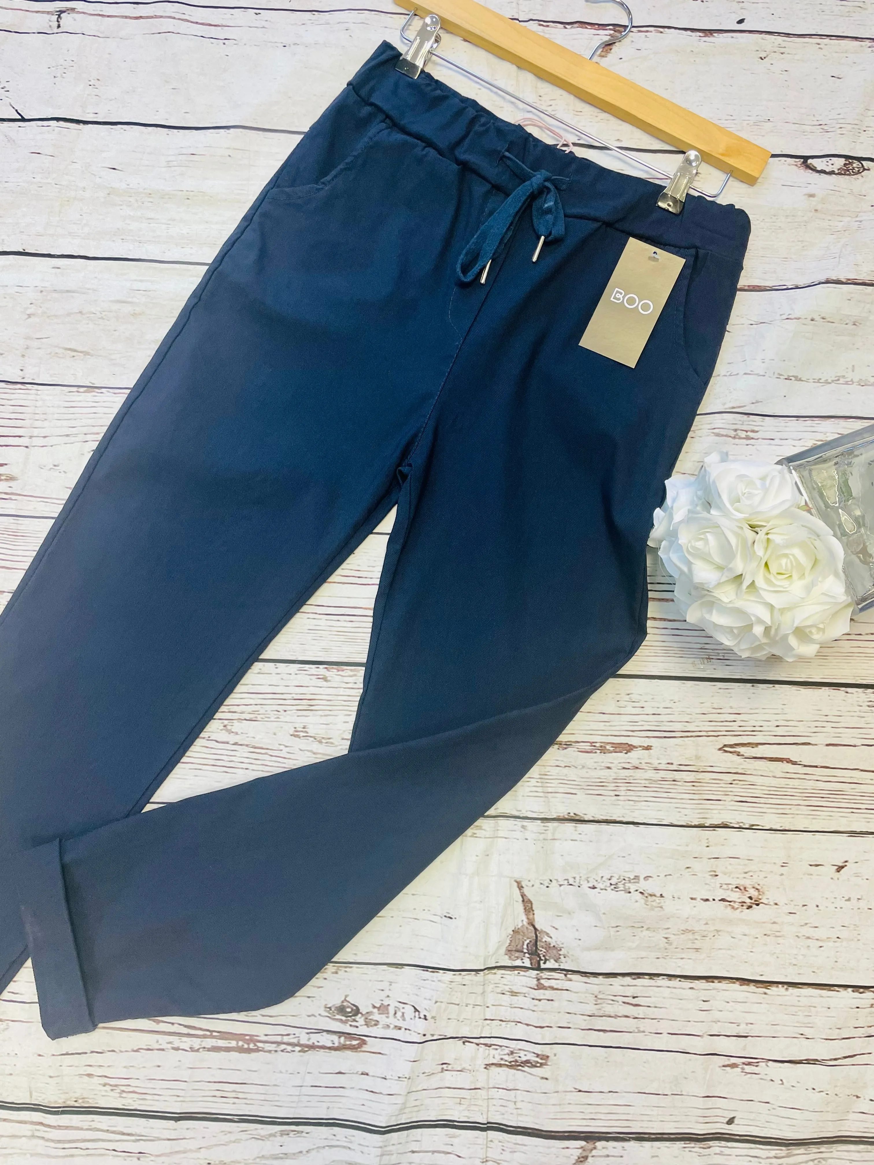 NOELLE stretch plain magic trousers - lots of colours
