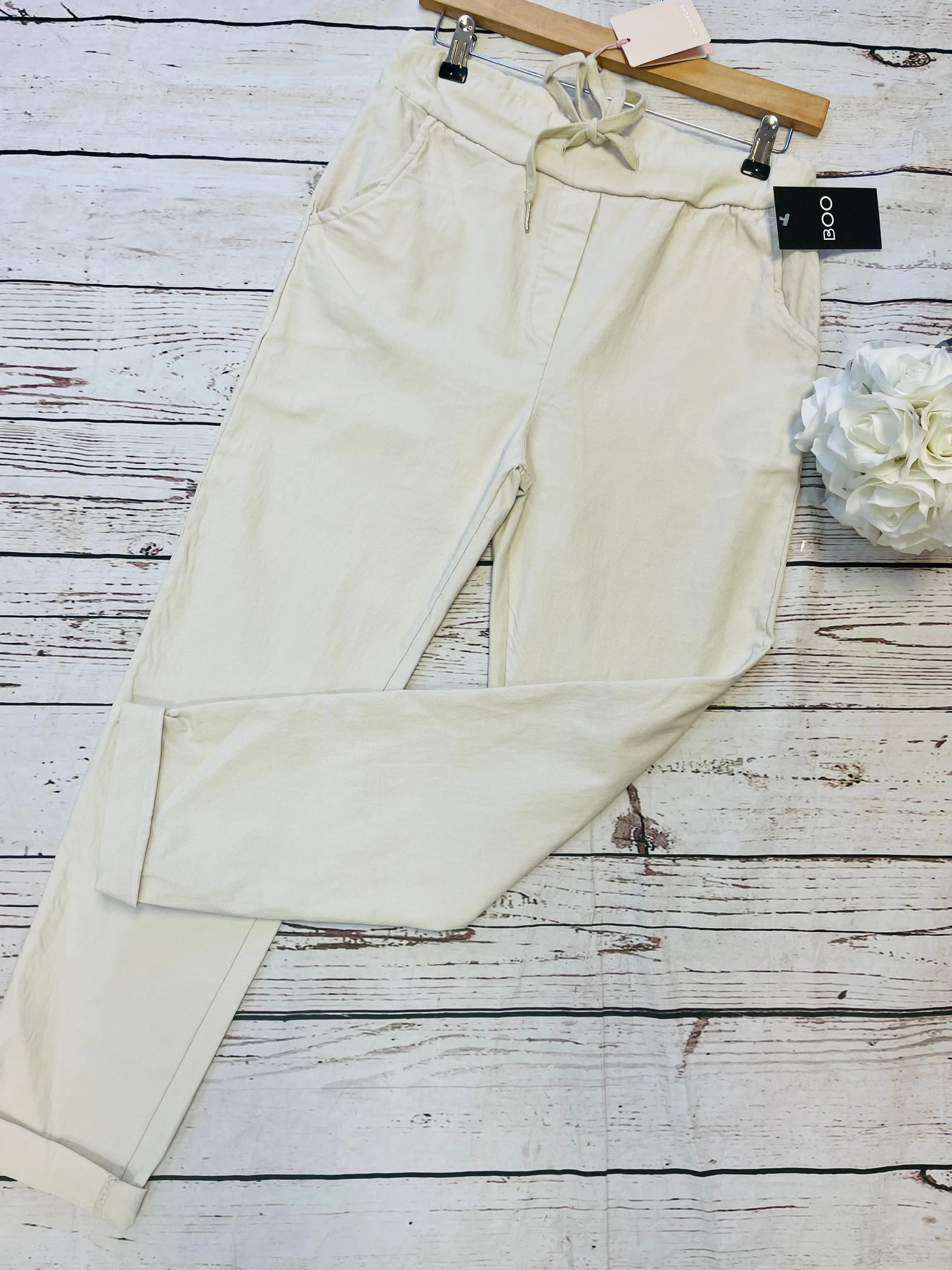 NOELLE stretch plain magic trousers - lots of colours