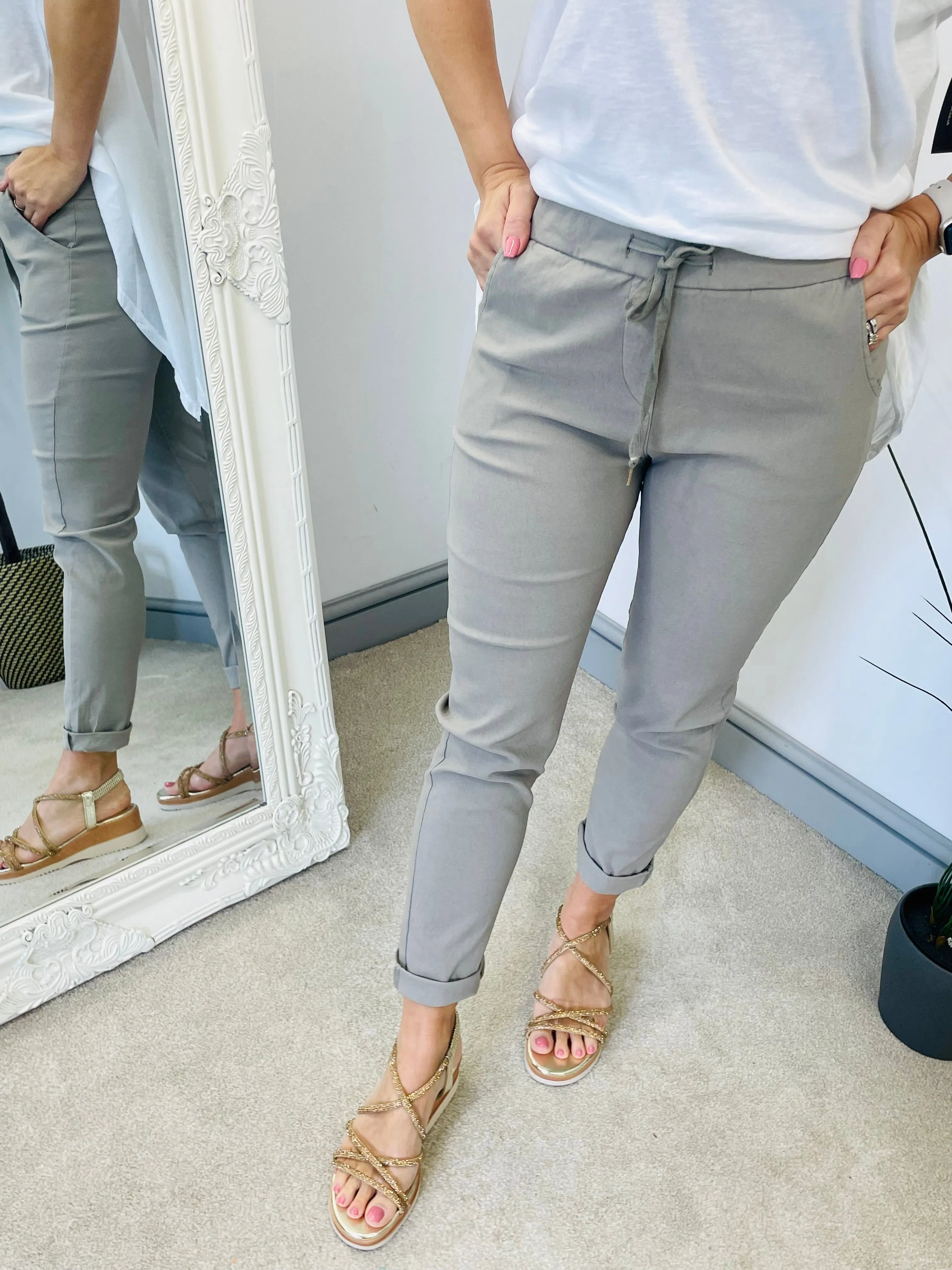 NOELLE stretch plain magic trousers - lots of colours