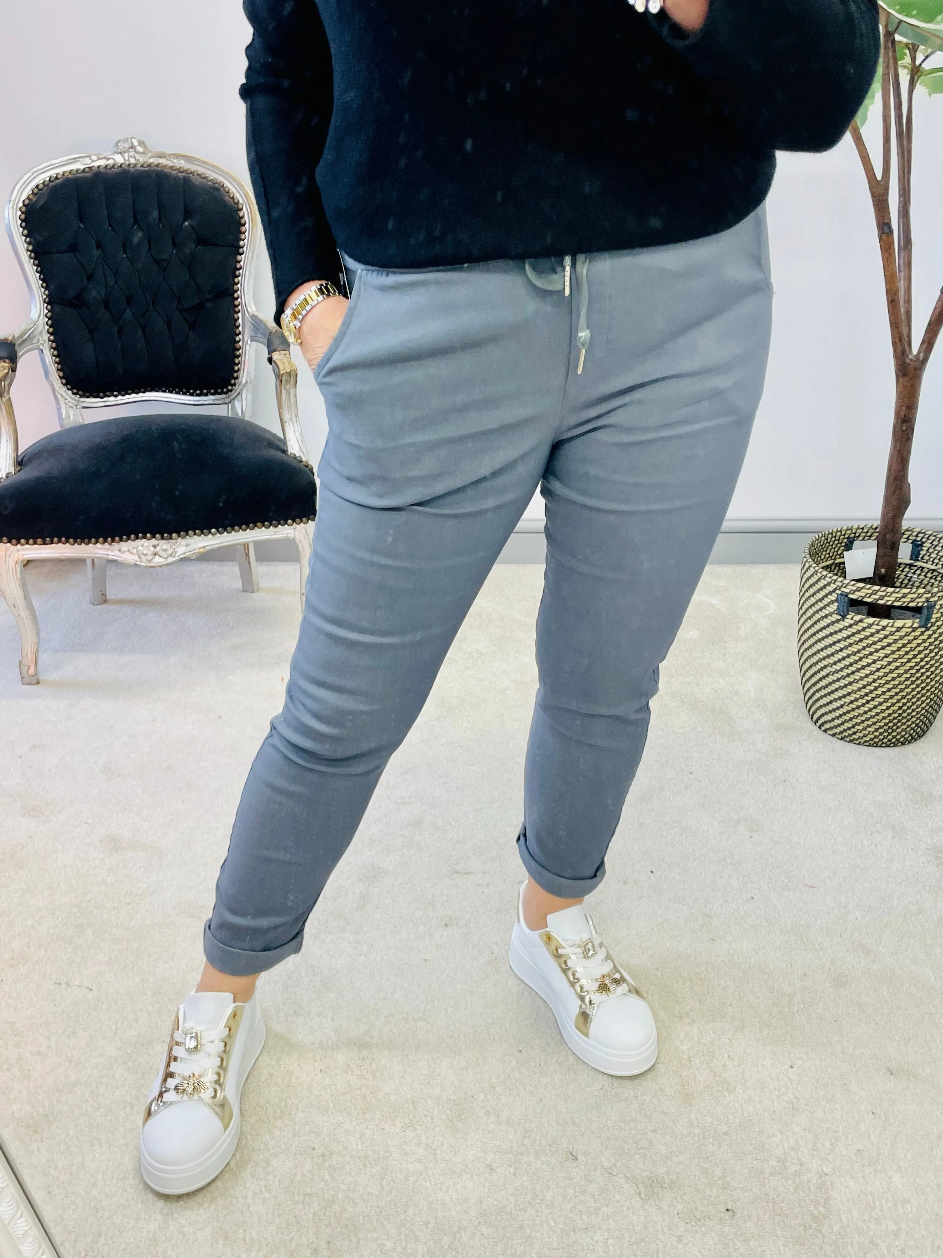 NOELLE stretch plain magic trousers - lots of colours