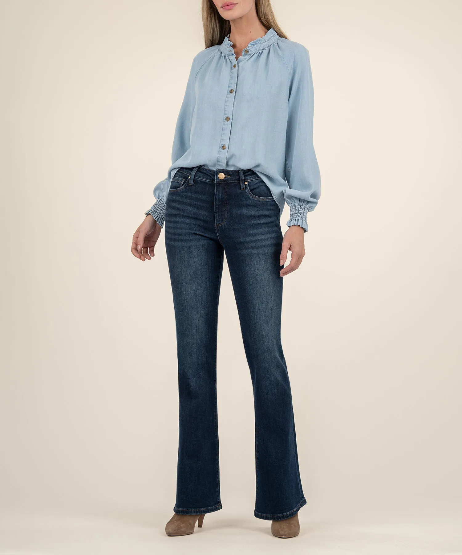 Novah Ruffle Raglan Top - FINAL SALE