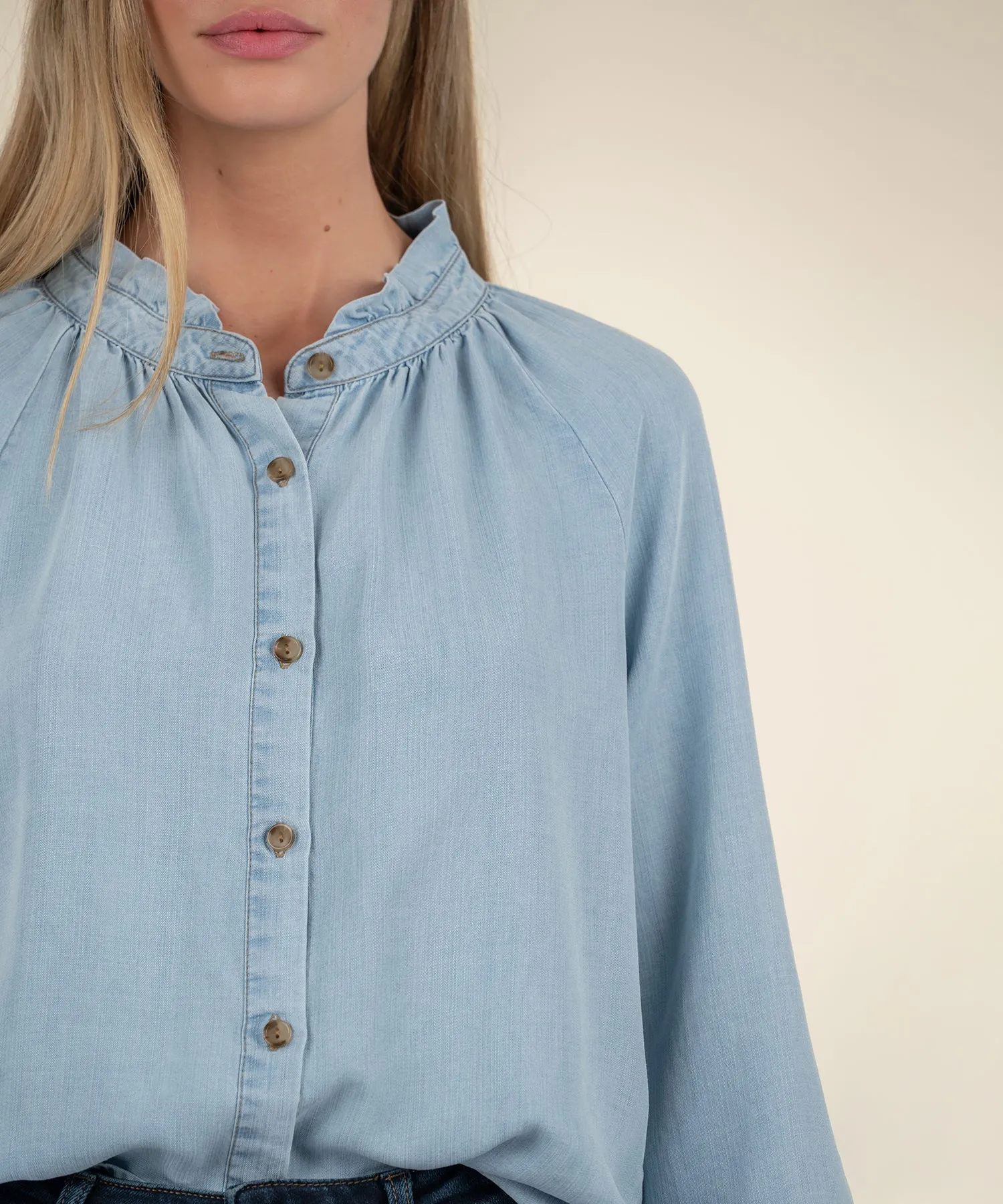 Novah Ruffle Raglan Top - FINAL SALE