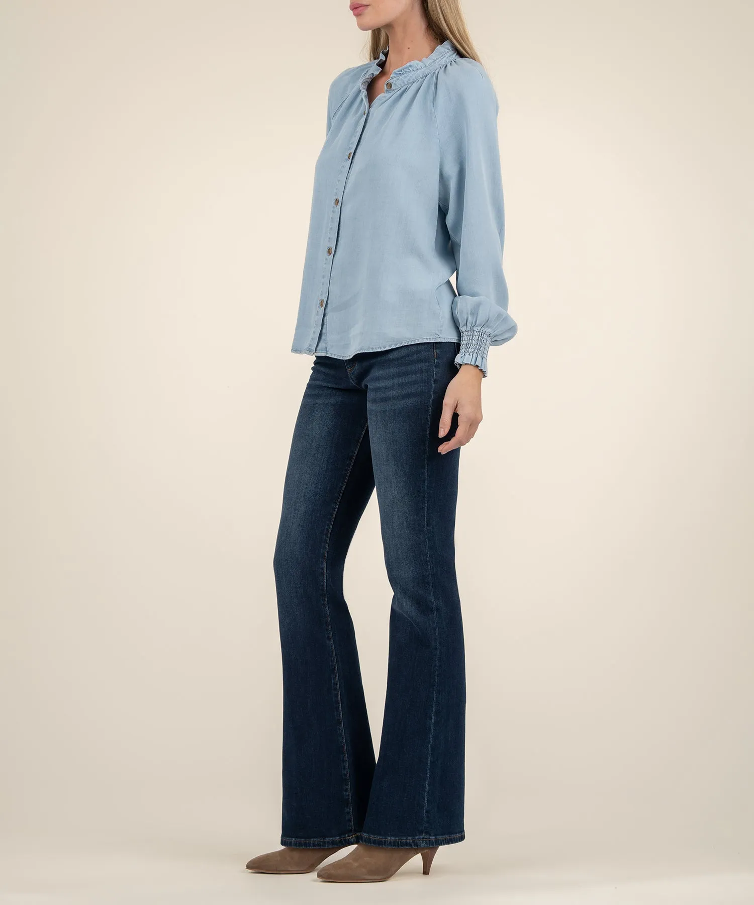 Novah Ruffle Raglan Top - FINAL SALE