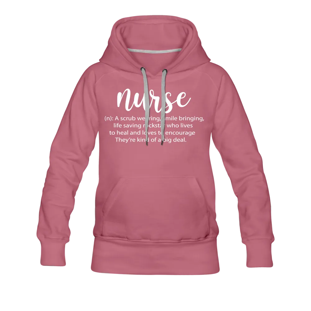 Nurse Description Premium Hoodie